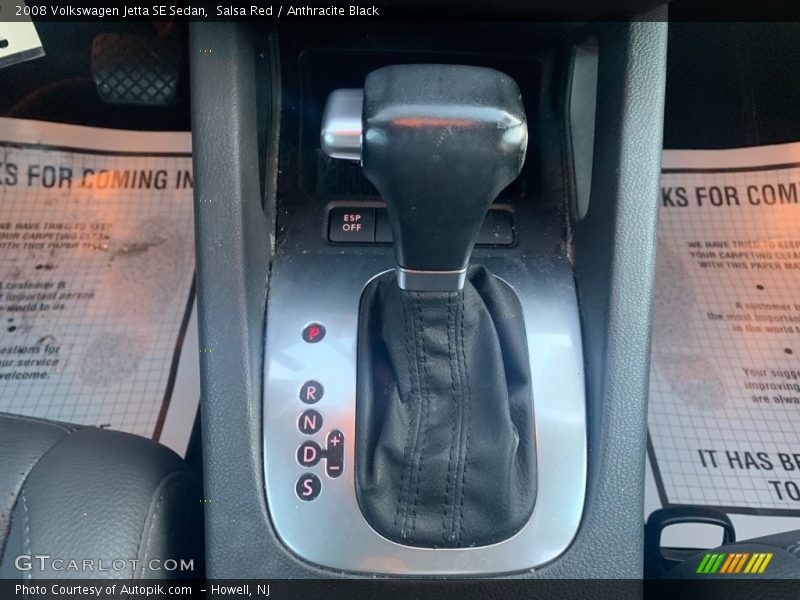 Salsa Red / Anthracite Black 2008 Volkswagen Jetta SE Sedan