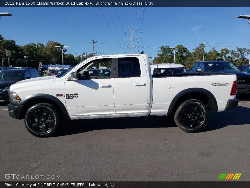  2019 1500 Classic Warlock Quad Cab 4x4 Bright White
