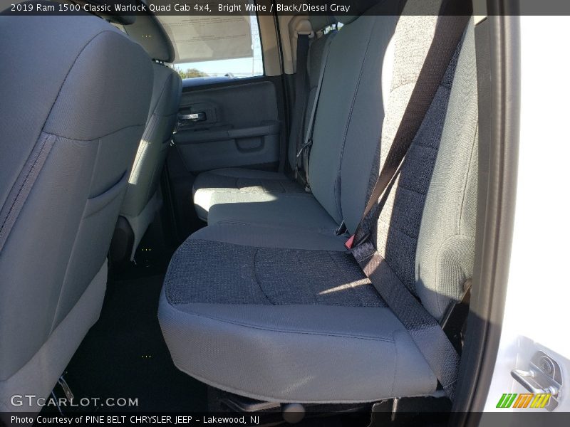 Rear Seat of 2019 1500 Classic Warlock Quad Cab 4x4