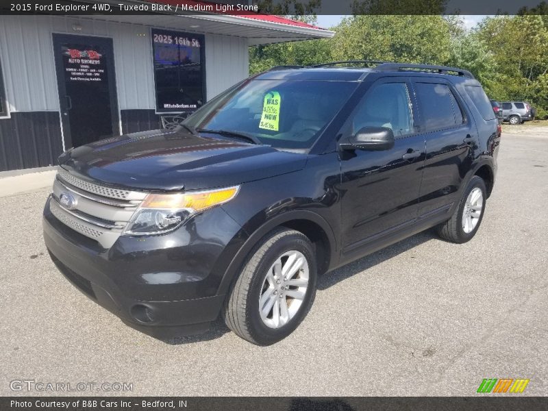 Tuxedo Black / Medium Light Stone 2015 Ford Explorer 4WD