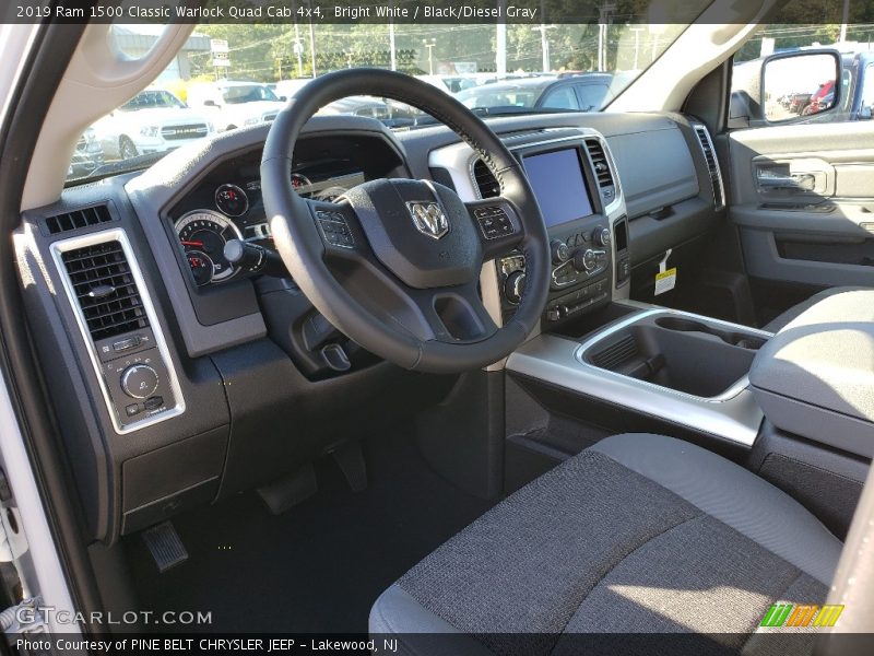 Dashboard of 2019 1500 Classic Warlock Quad Cab 4x4