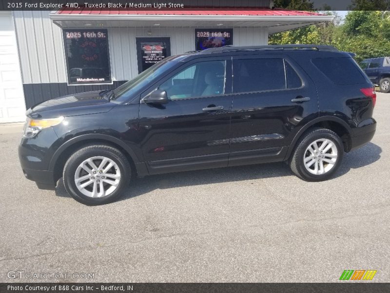 Tuxedo Black / Medium Light Stone 2015 Ford Explorer 4WD