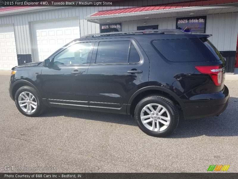 Tuxedo Black / Medium Light Stone 2015 Ford Explorer 4WD