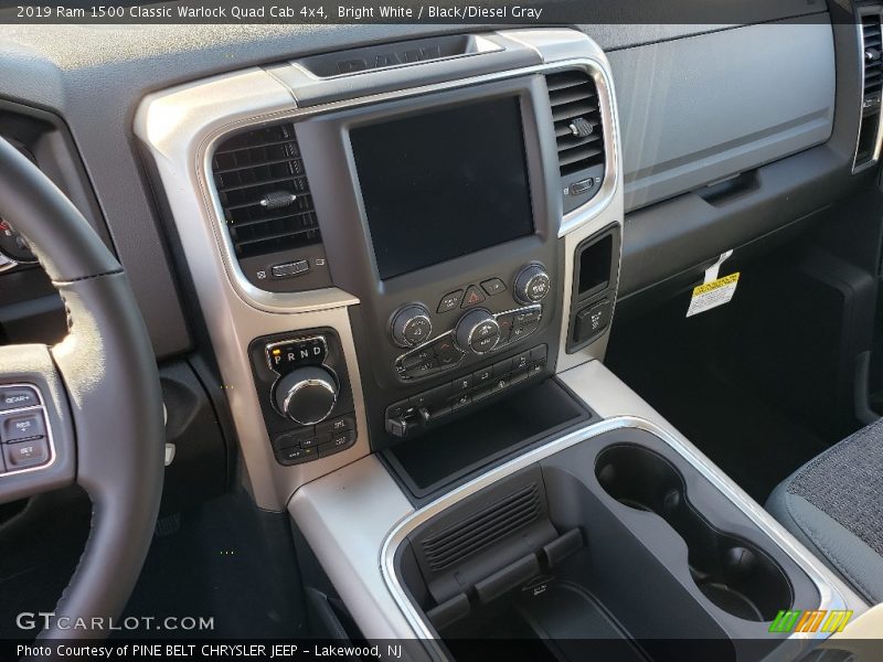 Controls of 2019 1500 Classic Warlock Quad Cab 4x4