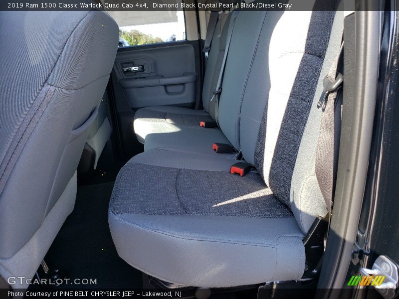 Diamond Black Crystal Pearl / Black/Diesel Gray 2019 Ram 1500 Classic Warlock Quad Cab 4x4