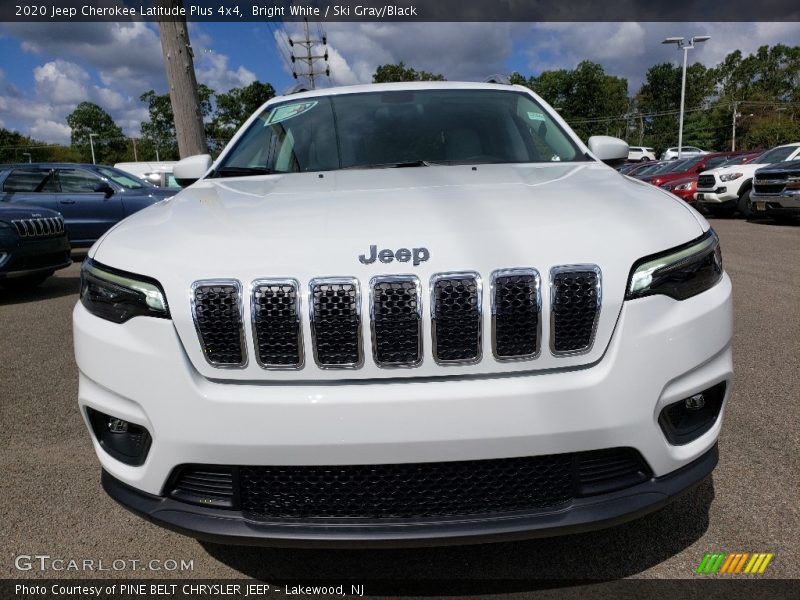 Bright White / Ski Gray/Black 2020 Jeep Cherokee Latitude Plus 4x4