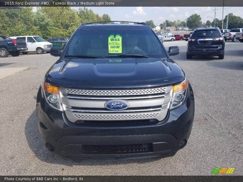 Tuxedo Black / Medium Light Stone 2015 Ford Explorer 4WD