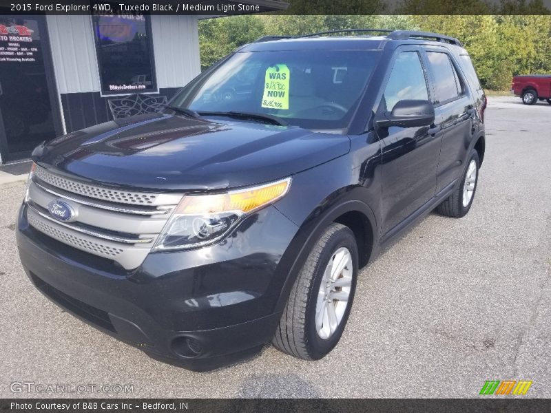 Tuxedo Black / Medium Light Stone 2015 Ford Explorer 4WD
