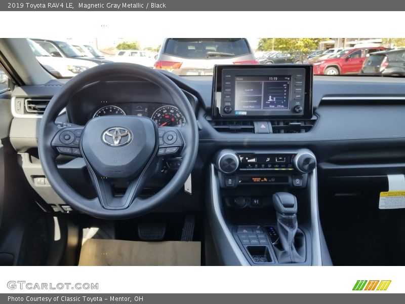 Magnetic Gray Metallic / Black 2019 Toyota RAV4 LE