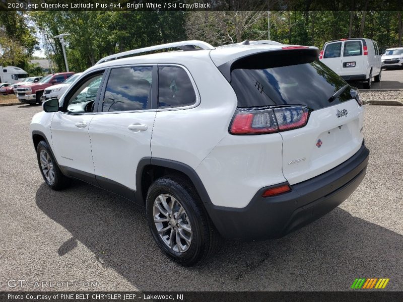 Bright White / Ski Gray/Black 2020 Jeep Cherokee Latitude Plus 4x4
