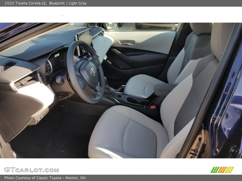 Blueprint / Light Gray 2020 Toyota Corolla LE