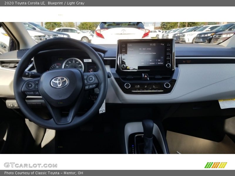 Blueprint / Light Gray 2020 Toyota Corolla LE