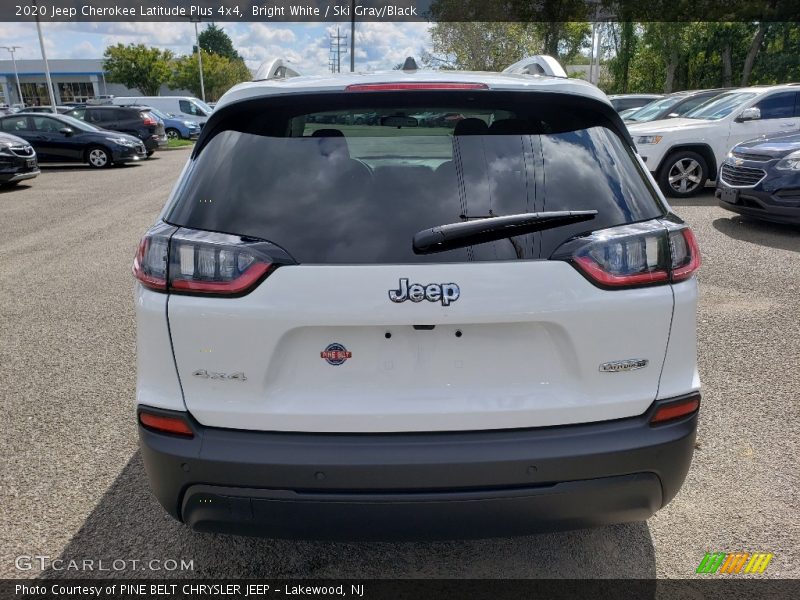 Bright White / Ski Gray/Black 2020 Jeep Cherokee Latitude Plus 4x4