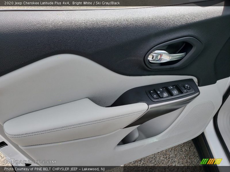 Bright White / Ski Gray/Black 2020 Jeep Cherokee Latitude Plus 4x4