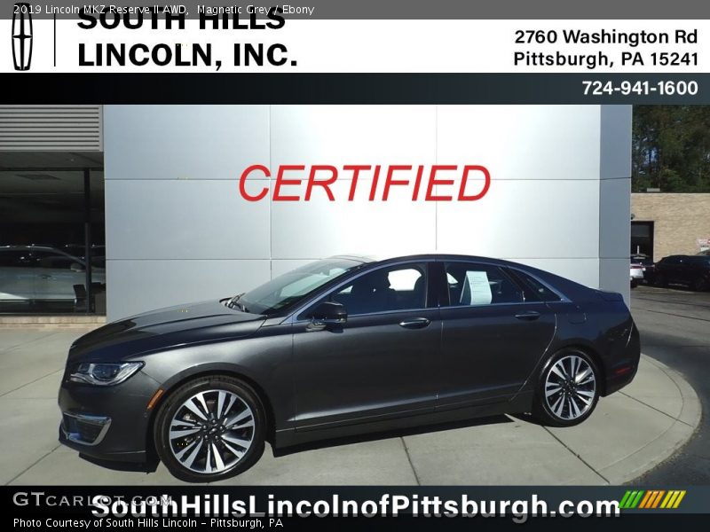 Magnetic Grey / Ebony 2019 Lincoln MKZ Reserve II AWD