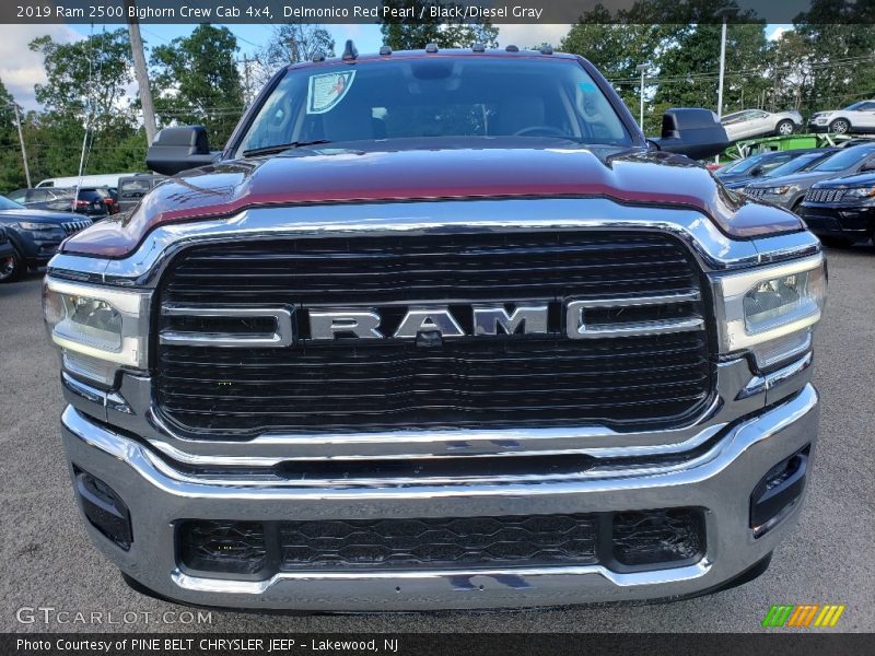 Delmonico Red Pearl / Black/Diesel Gray 2019 Ram 2500 Bighorn Crew Cab 4x4