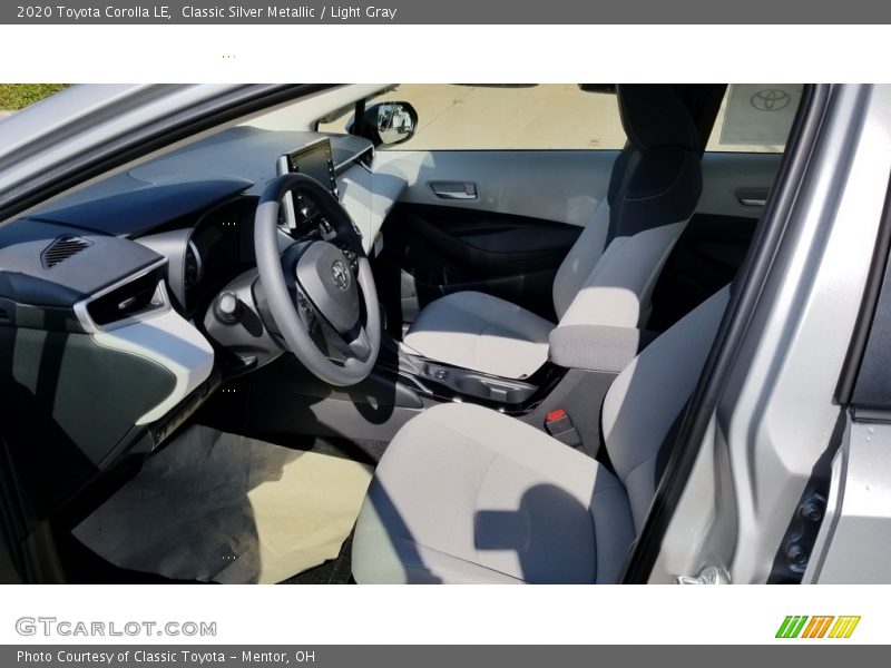 Classic Silver Metallic / Light Gray 2020 Toyota Corolla LE