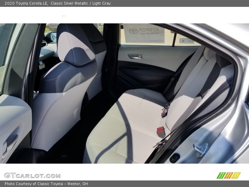 Classic Silver Metallic / Light Gray 2020 Toyota Corolla LE