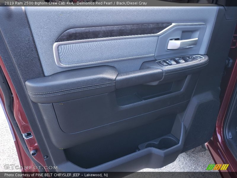 Delmonico Red Pearl / Black/Diesel Gray 2019 Ram 2500 Bighorn Crew Cab 4x4