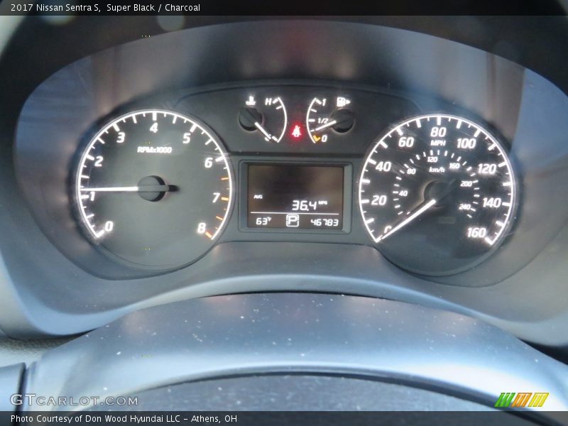 Super Black / Charcoal 2017 Nissan Sentra S