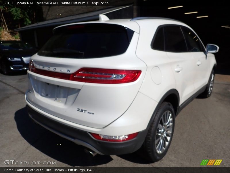 White Platinum / Cappuccino 2017 Lincoln MKC Reserve AWD