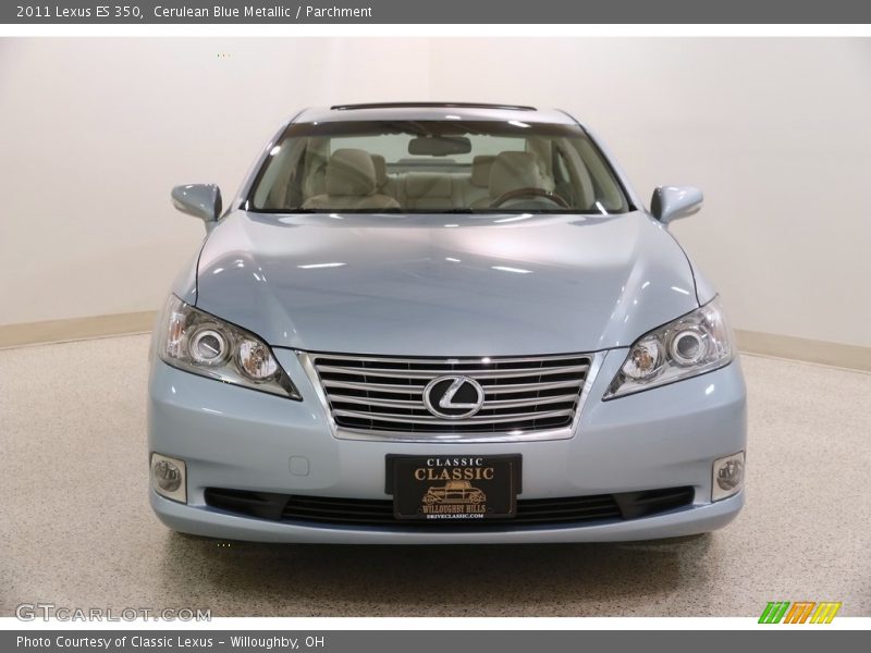 Cerulean Blue Metallic / Parchment 2011 Lexus ES 350