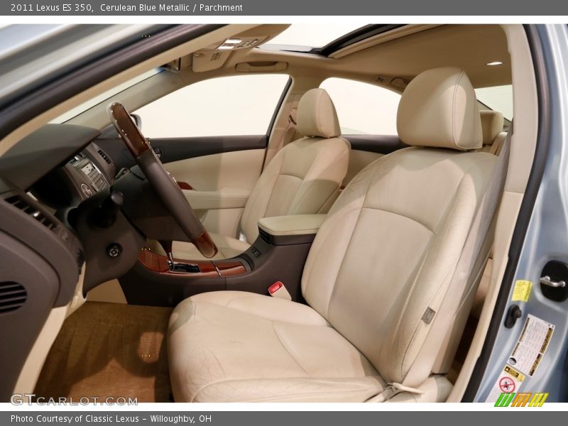 Front Seat of 2011 ES 350