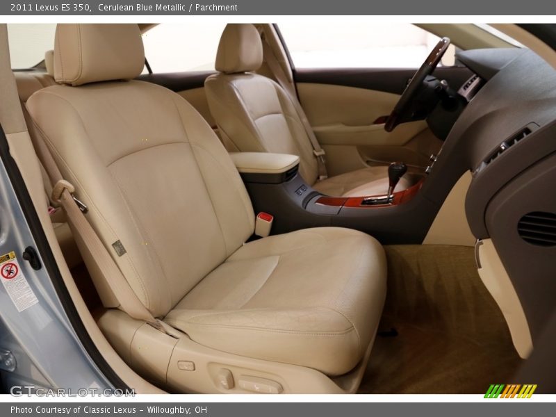 Cerulean Blue Metallic / Parchment 2011 Lexus ES 350