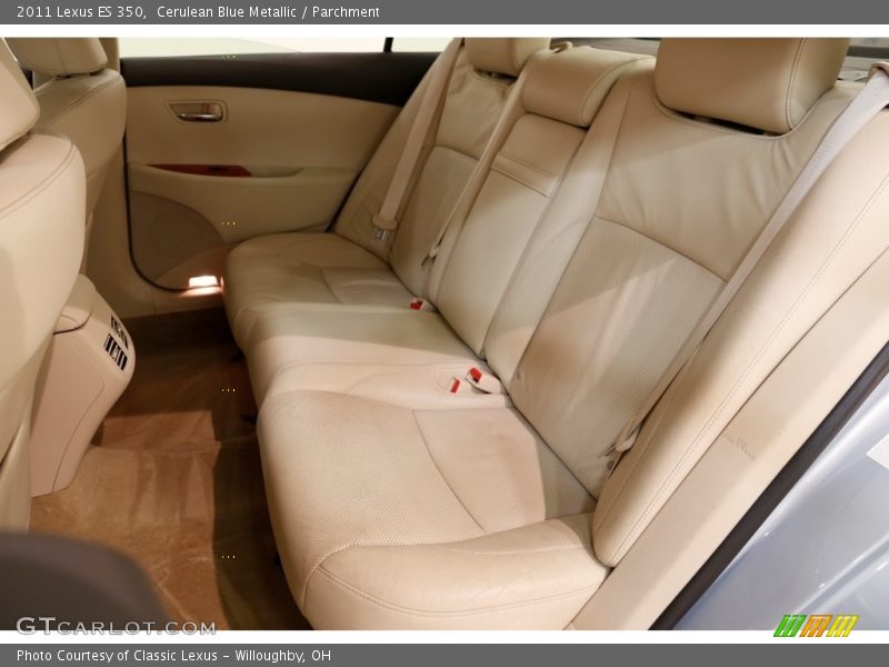 Rear Seat of 2011 ES 350
