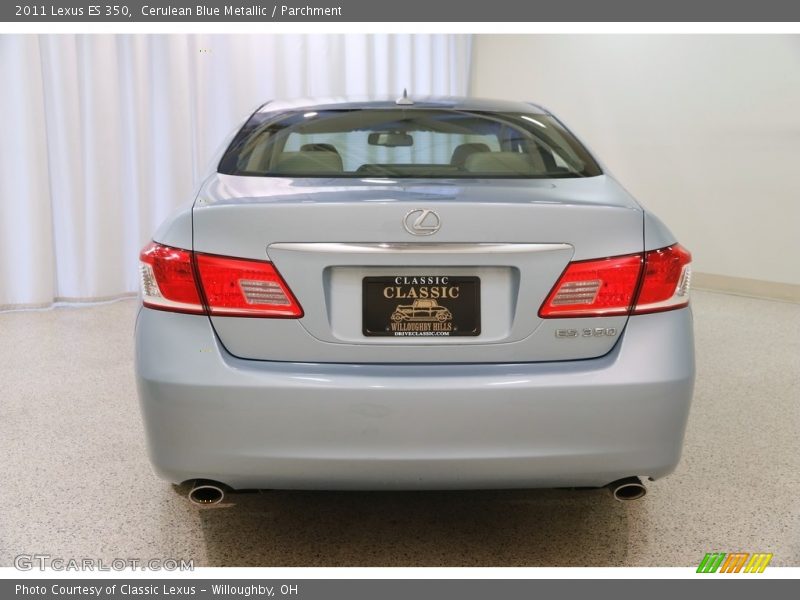 Cerulean Blue Metallic / Parchment 2011 Lexus ES 350