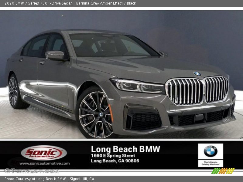 Bernina Grey Amber Effect / Black 2020 BMW 7 Series 750i xDrive Sedan