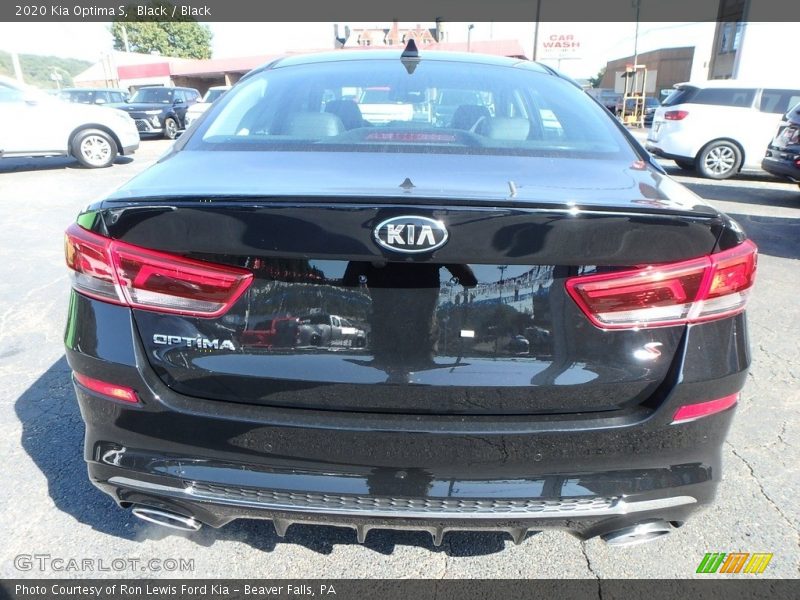 Black / Black 2020 Kia Optima S
