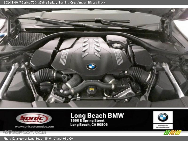 Bernina Grey Amber Effect / Black 2020 BMW 7 Series 750i xDrive Sedan