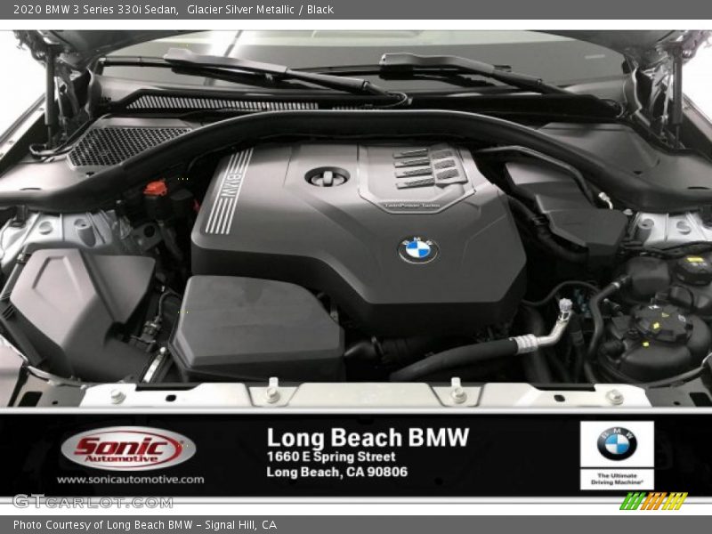 Glacier Silver Metallic / Black 2020 BMW 3 Series 330i Sedan