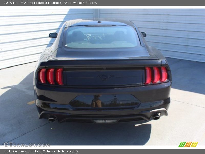 Shadow Black / Ebony 2019 Ford Mustang EcoBoost Fastback