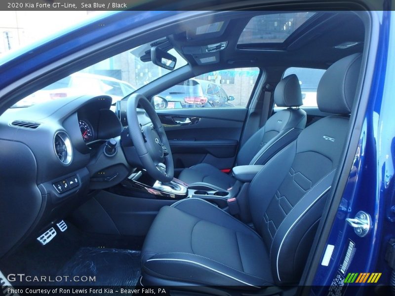 Sea Blue / Black 2020 Kia Forte GT-Line