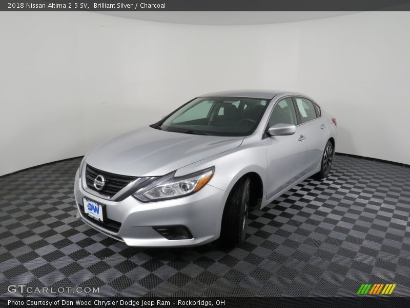 Brilliant Silver / Charcoal 2018 Nissan Altima 2.5 SV