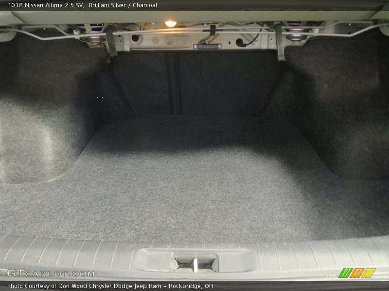 Brilliant Silver / Charcoal 2018 Nissan Altima 2.5 SV