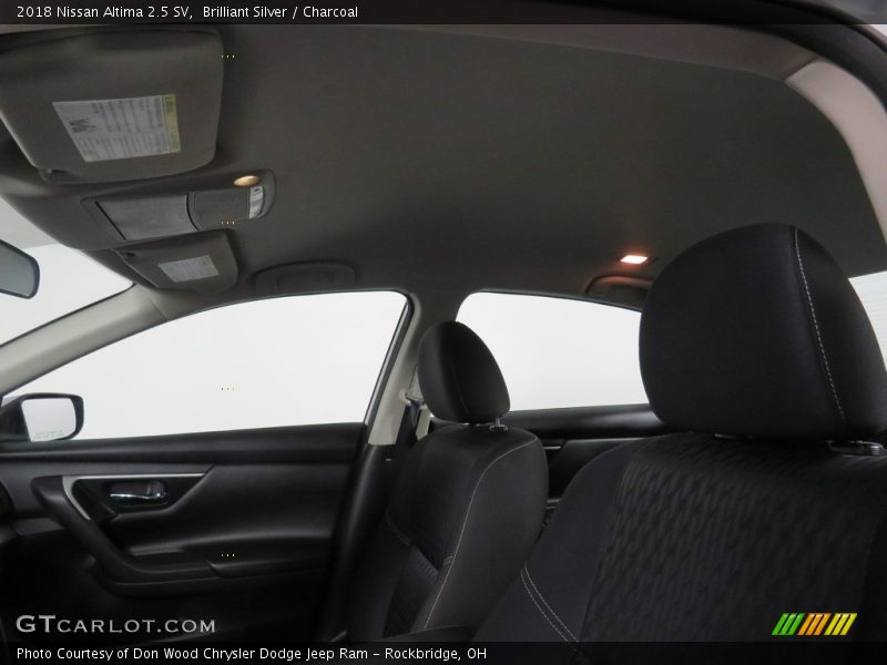 Brilliant Silver / Charcoal 2018 Nissan Altima 2.5 SV