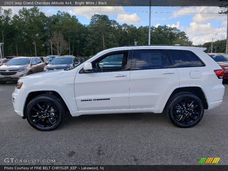 Bright White / Black 2020 Jeep Grand Cherokee Altitude 4x4