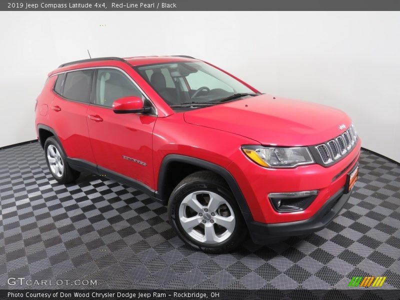 Red-Line Pearl / Black 2019 Jeep Compass Latitude 4x4