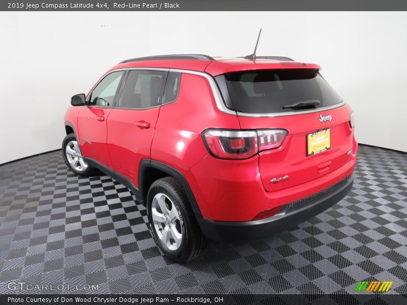 Red-Line Pearl / Black 2019 Jeep Compass Latitude 4x4