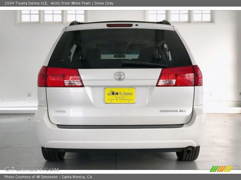 Arctic Frost White Pearl / Stone Gray 2004 Toyota Sienna XLE