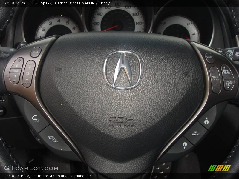 Carbon Bronze Metallic / Ebony 2008 Acura TL 3.5 Type-S