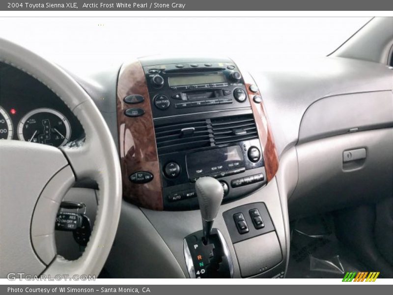 Arctic Frost White Pearl / Stone Gray 2004 Toyota Sienna XLE