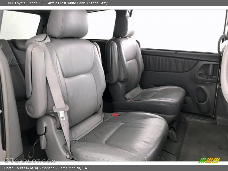Arctic Frost White Pearl / Stone Gray 2004 Toyota Sienna XLE