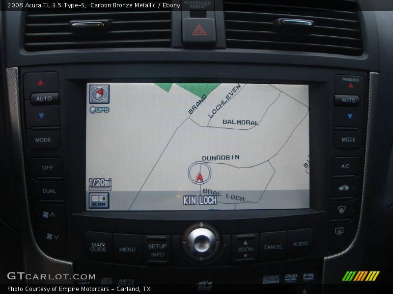 Carbon Bronze Metallic / Ebony 2008 Acura TL 3.5 Type-S