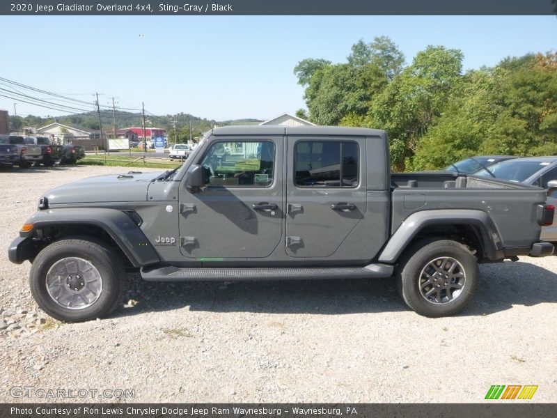 Sting-Gray / Black 2020 Jeep Gladiator Overland 4x4