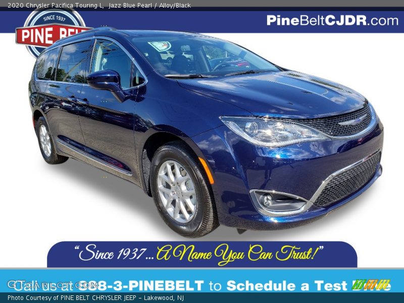Jazz Blue Pearl / Alloy/Black 2020 Chrysler Pacifica Touring L