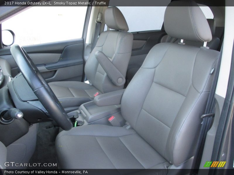 Smoky Topaz Metallic / Truffle 2017 Honda Odyssey EX-L